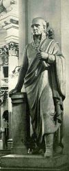 Tadeusz Czacki. Rzeźba Oskara Sosnowskiego w kościele wizytek w Warszawie. Źródło: "Wieś i dwór", z. 5-6 z 15 III 1913 r., s. ...