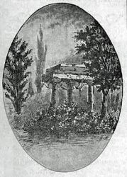Powązki, sztuczna ruina. Źródło: "Praca", nr 4 z 23 I 1910 r., s. 105.