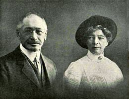 Czesław Baczyński z żoną. Źródło: "Wieś ilustrowana", z. 10 z października 1911 r., s. 36.
