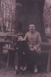 Adam Maria Branicki h. Korczak z siostrzeńcem Xawerym Reyem h. Oksza