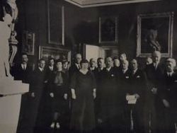 Rok 1934 Otwarcie galerii obrazów w Wilanowie przez Marię Beatę Branicką