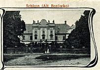 Czempiń, pow. kościański, pałac Augusta von Delhaesa. Fragment pocztówki z 1902 r.
Źródło: Wielkopolska Biblioteka ...