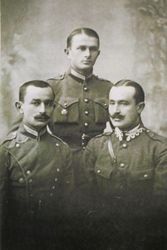 Bracia Laudowicze
od lewej: Jan, Stefan, Bronisław,
Z archiwum rodzinnego Andrzeja Laudowicza
