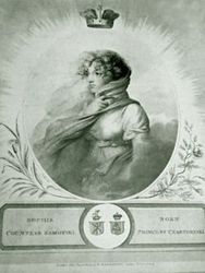 Zofia Zamoyska
z domu
Czartoryska h. Pogoń Litewska
1778 – 1837,
matka
Stanisława Kostki Zamoyskiego h. Jelita,
z arch. ...