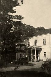 Marcinkowice, pow. nowosądecki, Pałac Stanisława Morawskiego po 1921 roku, z arch. rodz. Małgorzaty Morawskiej