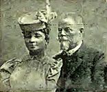 Zdjęcie ślubne Marii z Adamowiczów Popławskiej i Romualda Janiszewskiego, 1907 r. Źródło: "Świat", nr 22 z 2 VI 1907 r.